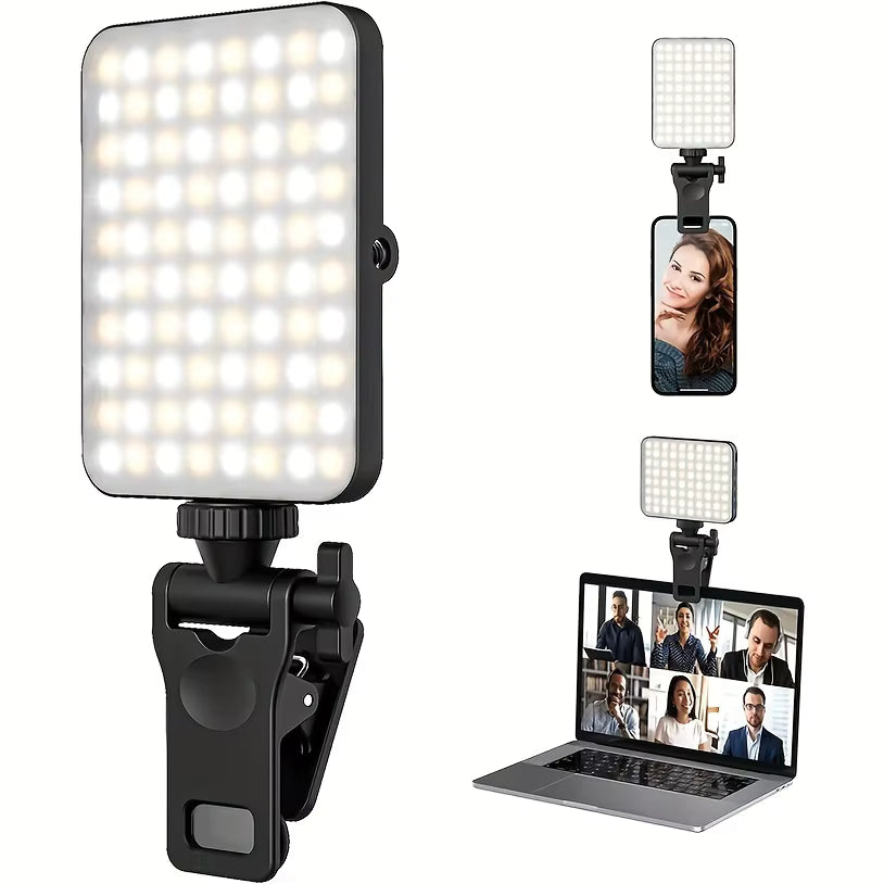 Mini Luz LED Magnetica y Recargable USB Para  Celular Sin Pilas Y Sin Cables.