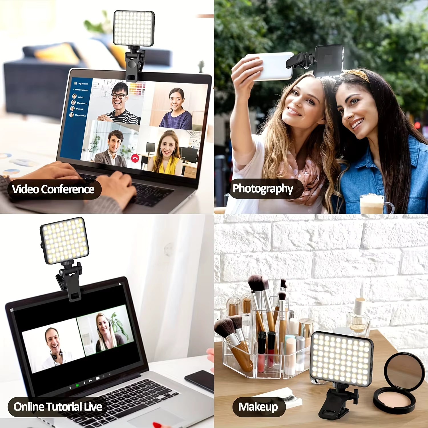 Mini Luz LED Magnetica y Recargable USB Para  Celular Sin Pilas Y Sin Cables.